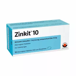 ZINKIT 10 comprimidos recubiertos, 100 unidades