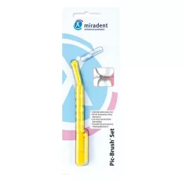 MIRADENT Interd.Pic-Brush Set amarillo, 1 ud