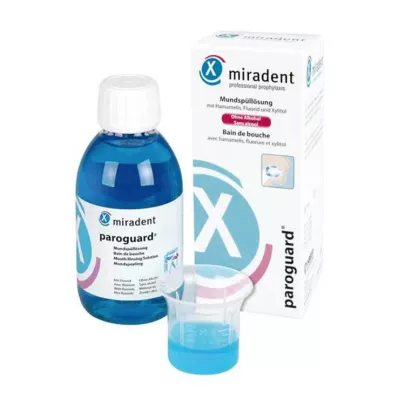 MIRADENT Enjuague bucal paroguard CHX 0,20%, 200 ml