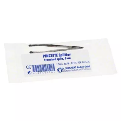 PINZETTE Astilla puntiaguda de 8 cm, 1 ud