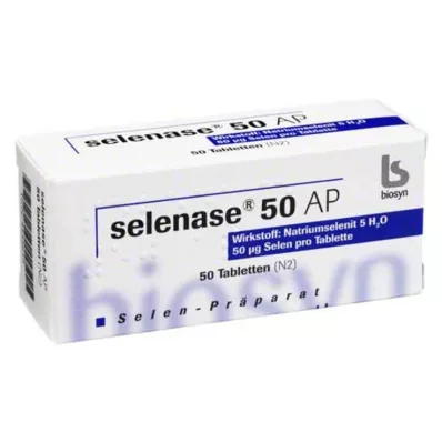 SELENASE 50 AP comprimidos, 50 uds