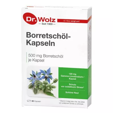 BORRETSCHÖL KAPSELN Dr.Wolz, 60 piezas