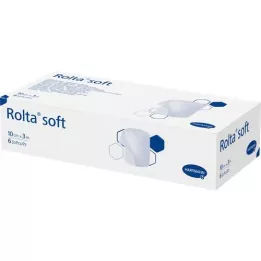 ROLTA venda suave de algodón sintético 10 cmx3 m, 6 uds