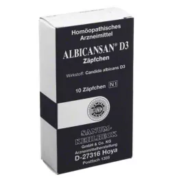 ALBICANSAN D 3 Supositorios, 10 uds