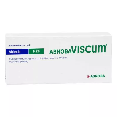 ABNOBAVISCUM Abietis D 20 Ampollas, 8 uds