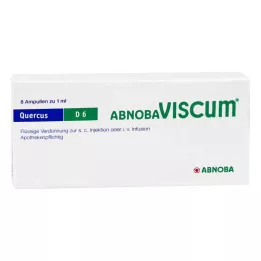 ABNOBAVISCUM Quercus D 6 Ampollas, 8 uds