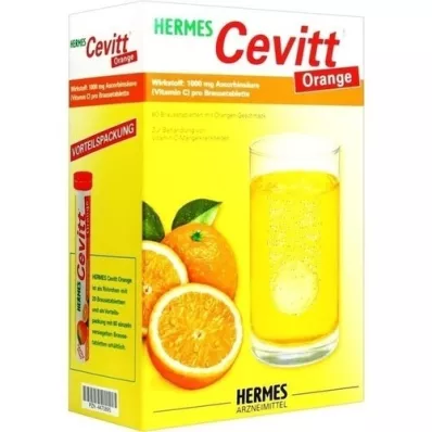 HERMES Cevitt Naranja Comprimidos Efervescentes, 60 uds