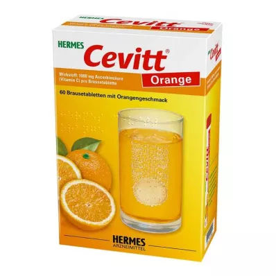 HERMES Cevitt Naranja Comprimidos Efervescentes, 60 uds