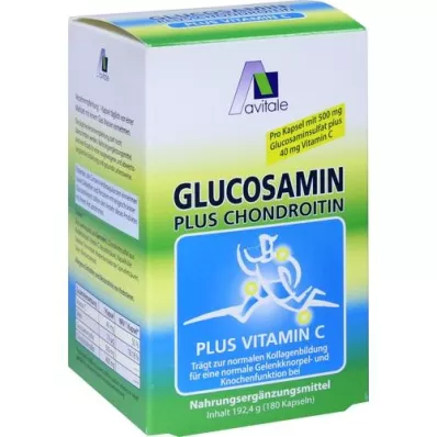 GLUCOSAMIN 500 mg+cápsulas de condroitina 400 mg, 180 uds