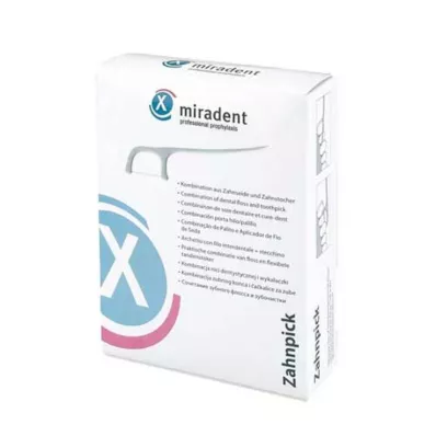 MIRADENT Palillos de hilo dental Palillo de dientes, 100 uds