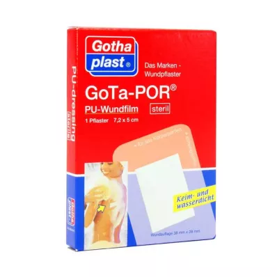 GOTA-POR Esparadrapo para heridas 5x7,2 cm estéril, 1 ud