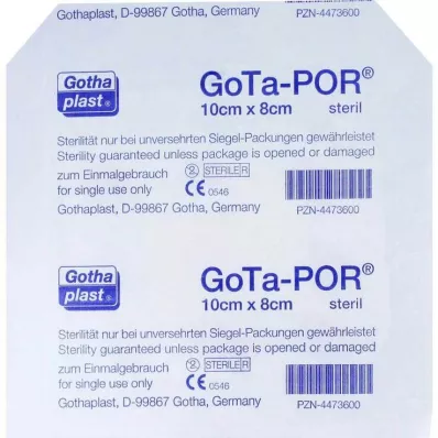 GOTA-POR Esparadrapo estéril 80x100 mm, 1 ud GOTA-POR Esparadrapo estéril 80x100 mm, 1 ud