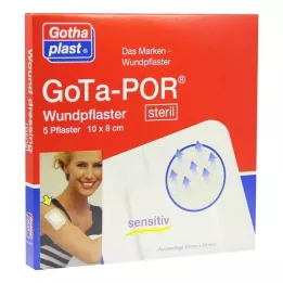 GOTA-POR Esparadrapo estéril 80x100 mm, 5 uds
