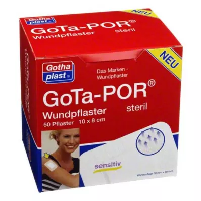 GOTA-POR Esparadrapo estéril 80x100 mm, 50 uds