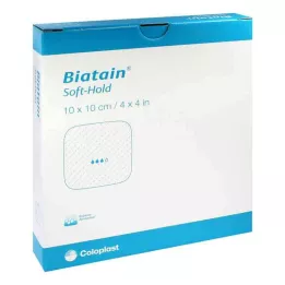 BIATAIN Apósito de espuma 10x10 cm suavemente adhesivo, 5 uds