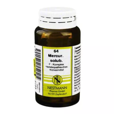 MERCURIUS SOLUBILIS Complejo F nº 64 Comprimidos, 120 uds