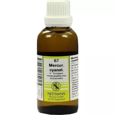 MERCURIUS CYANATUS Complejo K nº 67 Dilución, 50 ml