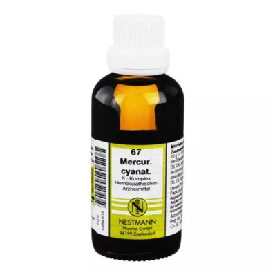 MERCURIUS CYANATUS Complejo K nº 67 Dilución, 50 ml