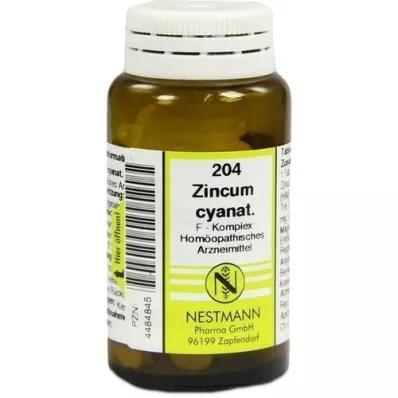 ZINCUM CYANATUM Complejo F nº 204 Comprimidos, 120 uds