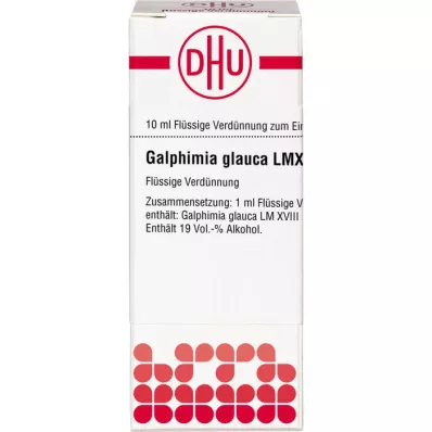 GALPHIMIA GLAUCA LM XVIII Dilución, 10 ml