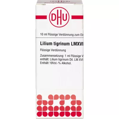 LILIUM TIGRINUM LM XVIII Dilución, 10 ml