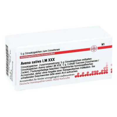DHU LM Avena sativa XXX Glóbulos, 5 g