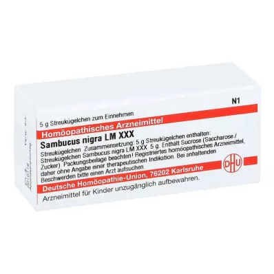 SAMBUCUS NIGRA LM XXX Glóbulos, 5 g
