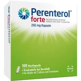 PERENTEROL forte 250 mg cápsulas, 100 uds