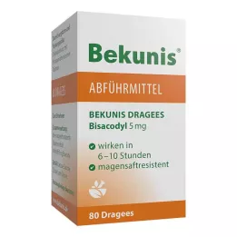 BEKUNIS Bisacodilo 5 mg comprimidos con cubierta entérica, 80 uds