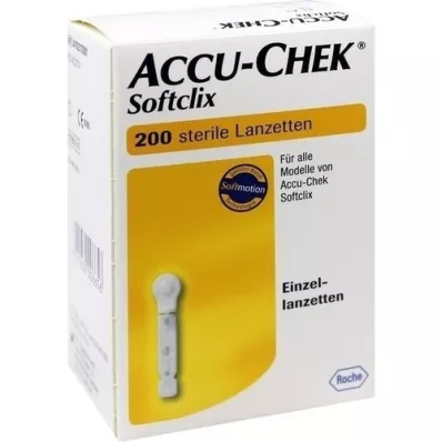 ACCU-CHEK Lancetas Softclix, 200 unidades