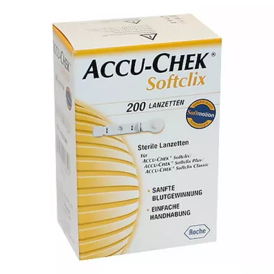 ACCU-CHEK Lancetas Softclix, 200 unidades