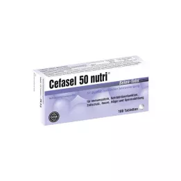 CEFASEL 50 pastillas de selenio nutri, 100 unidades