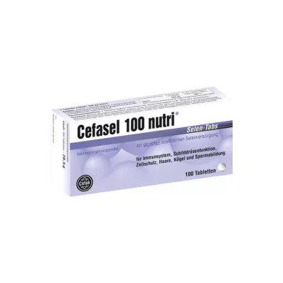 CEFASEL 100 pastillas de selenio nutri, 100 uds