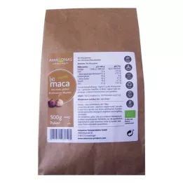 MACA Polvo orgánico 100% puro, 500 g
