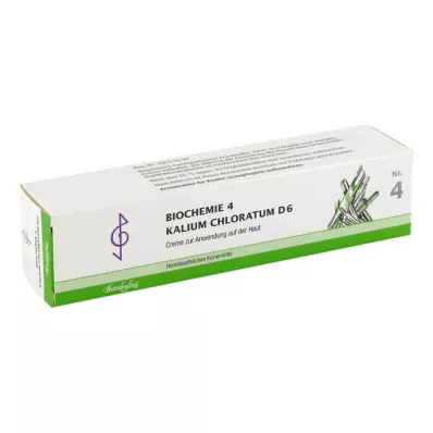 BIOCHEMIE 4 Kalium chloratum D 6 crema, 100 ml