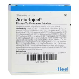 AN-IO Ampollas de Injeel, 10 unidades