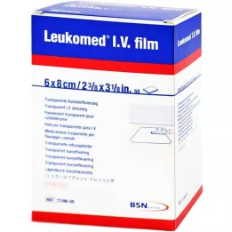 LEUKOMED Esparadrapo de película intravenosa, 50 unidades