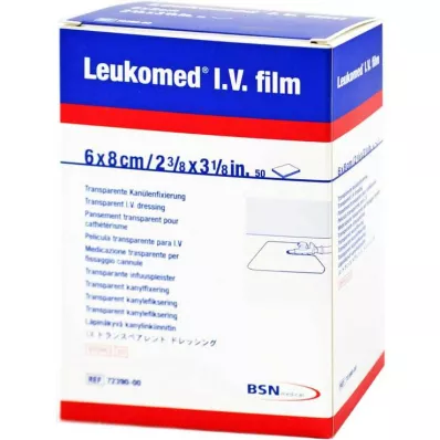LEUKOMED Esparadrapo de película intravenosa, 50 unidades