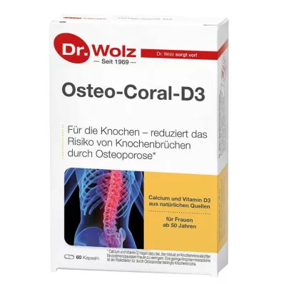 OSTEO CORAL D3 Dr.Wolz cápsulas, 60 uds