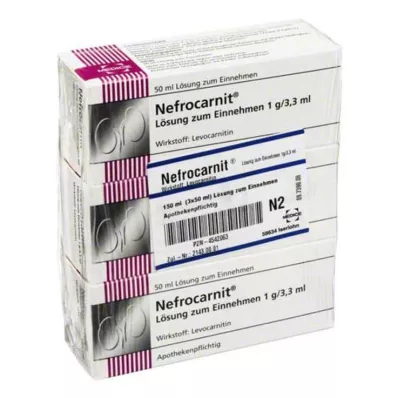 Solución oral de nefrocarnit, 150 ml Solución oral de nefrocarnit, 150 ml