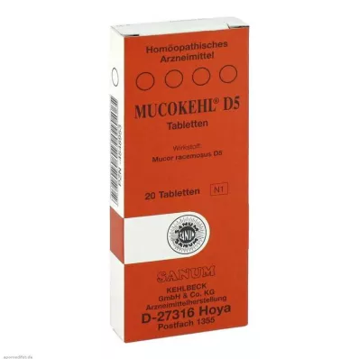 MUCOKEHL Comprimidos D 5, 20 uds