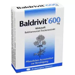 BALDRIVIT 600 mg comprimidos recubiertos, 20 uds