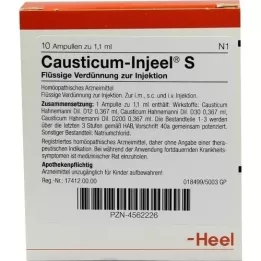 CAUSTICUM INJEEL Ampollas S, 10 uds