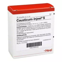 CAUSTICUM INJEEL Ampollas S, 10 uds