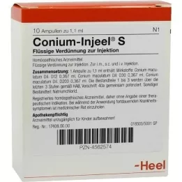 CONIUM INJEEL Ampollas S, 10 uds