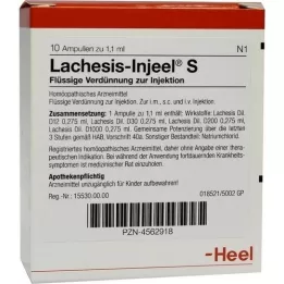 LACHESIS INJEEL Ampollas S, 10 uds