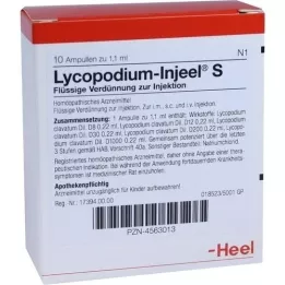 LYCOPODIUM INJEEL Ampollas S, 10 uds