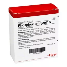 PHOSPHORUS INJEEL Ampollas S, 10 uds