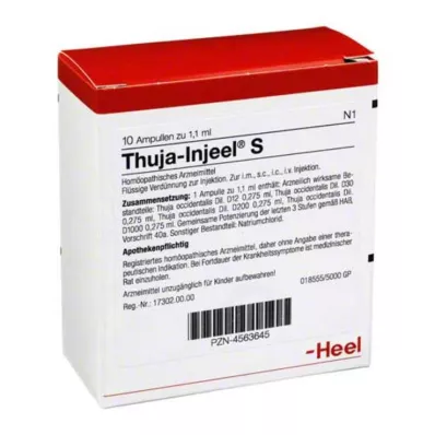 THUJA INJEEL Ampollas S, 10 uds THUJA INJEEL Ampollas S, 10 uds
