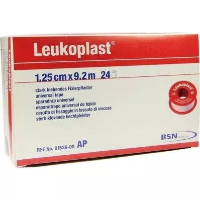 LEUKOPLAST 1,25 cmx9,2 m, 24 uds